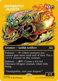Draconautics Engineer (Borderless) (First-Place Foil) [Aetherdrift]-1