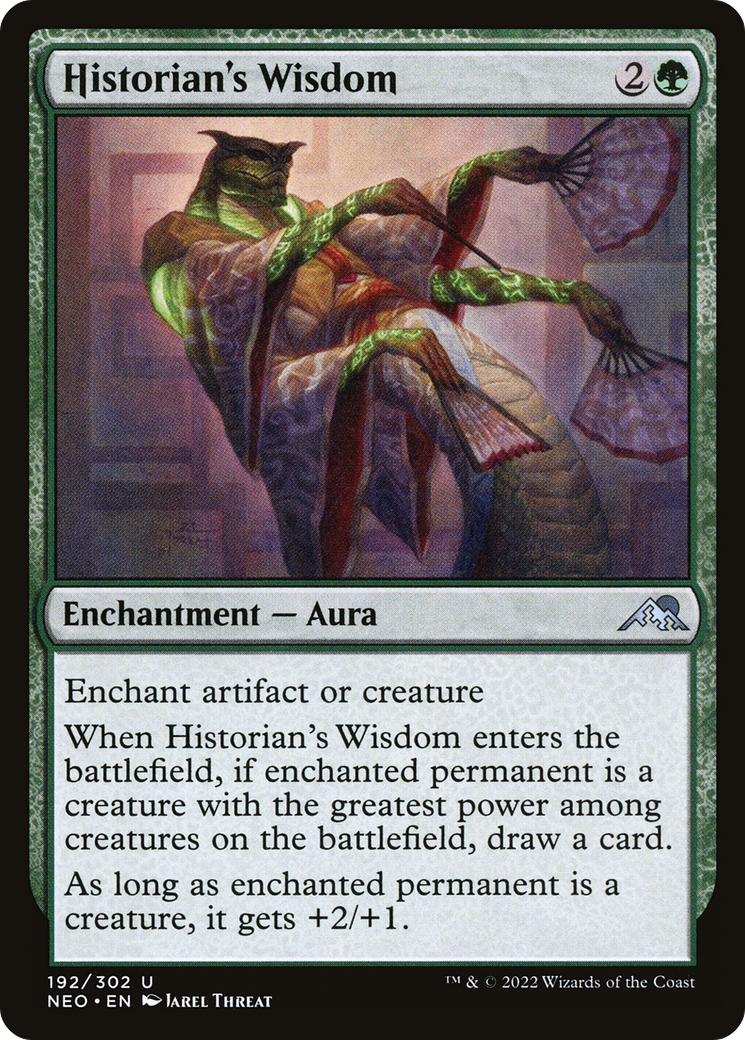 Historian's Wisdom [Kamigawa: Neon Dynasty]-1