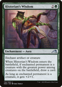 Historian's Wisdom [Kamigawa: Neon Dynasty]-1