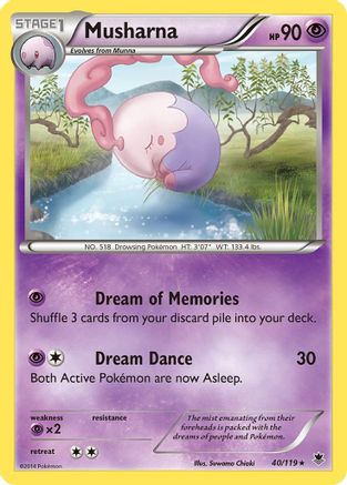Musharna (40/119) [XY: Phantom Forces]-1