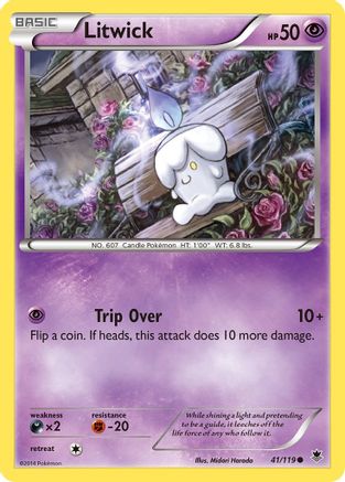 Litwick (41/119) [XY: Phantom Forces]-1