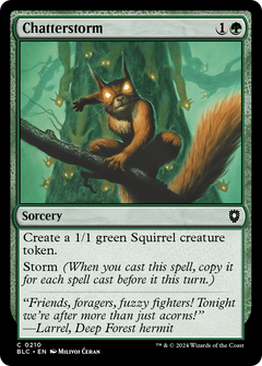Chatterstorm [Bloomburrow Commander]-1