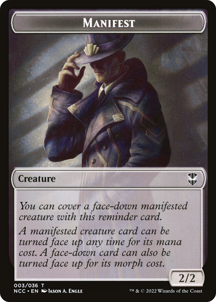 Manifest (TNCC-003) - New Capenna Commander Tokens-1