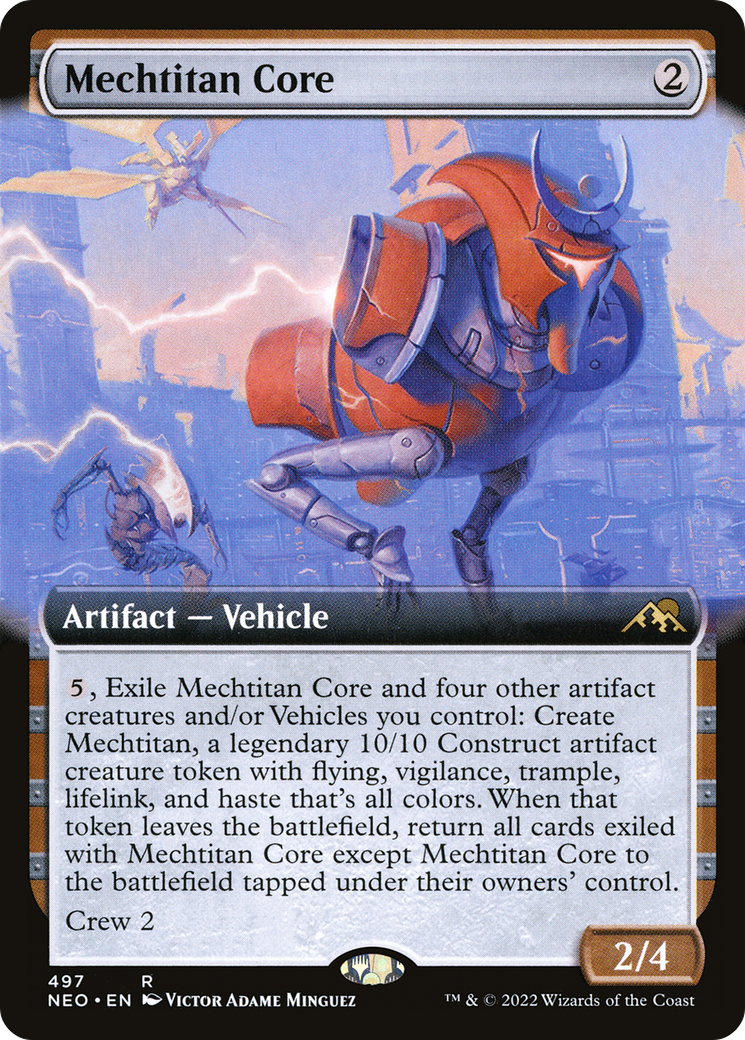 Mechtitan Core (Extended Art) [Kamigawa: Neon Dynasty]-1