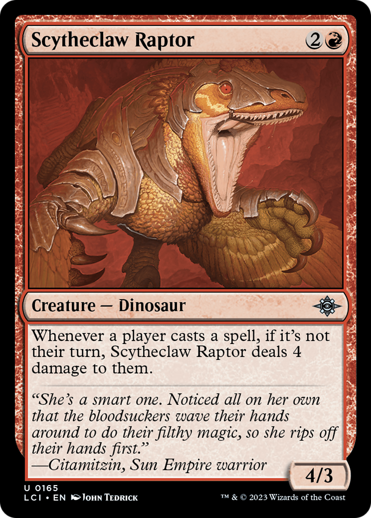 Scytheclaw Raptor [The Lost Caverns of Ixalan]-1