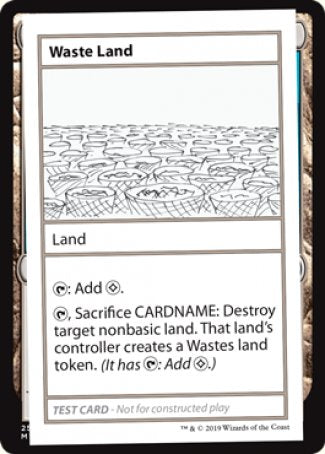 Waste Land (2021 Edition) [Mystery Booster Playtest Cards]-1