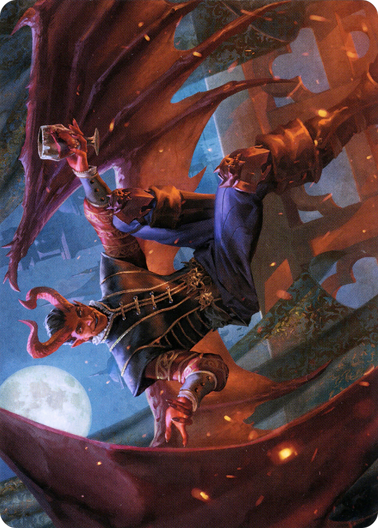 Raphael, Fiendish Savior // Raphael, Fiendish Savior (ACLB-040) - Battle for Baldur's Gate Art Series (Borderless) Foil-1