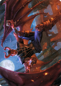 Raphael, Fiendish Savior // Raphael, Fiendish Savior (ACLB-040) - Battle for Baldur's Gate Art Series (Borderless) Foil-1