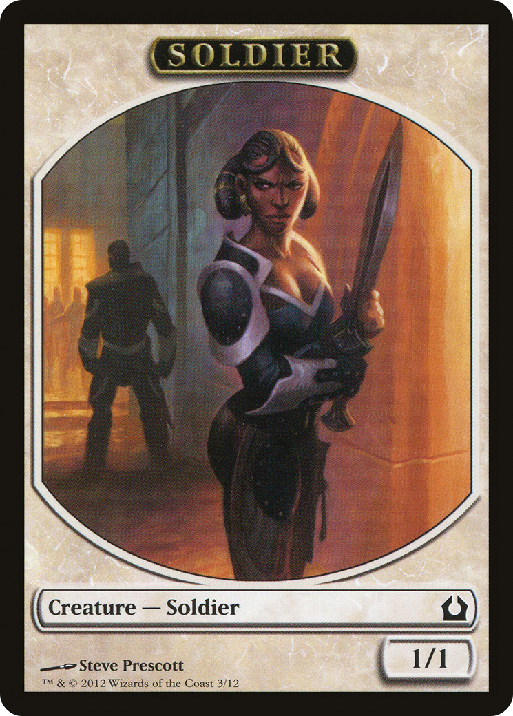 Soldier Token [Return to Ravnica Tokens]-1