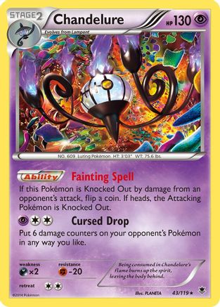 Chandelure (43/119) [XY: Phantom Forces]-1