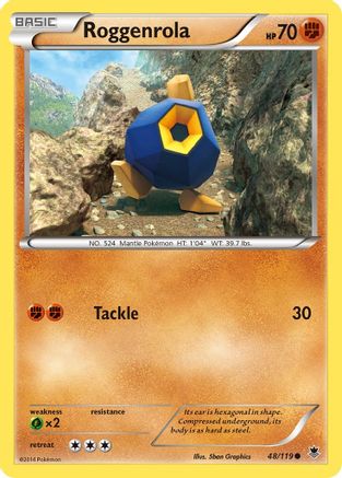 Roggenrola (48/119) [XY: Phantom Forces]-1
