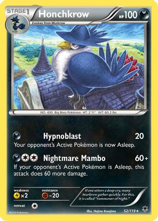 Honchkrow (52/119) [XY: Phantom Forces]-1