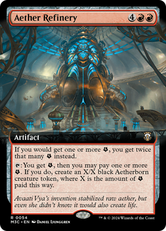 Aether Refinery (Extended Art) [Modern Horizons 3 Commander]-1