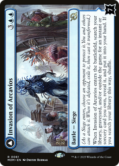 Invasion of Arcavios // Invocation of the Founders [March of the Machine Prerelease Promos]-1