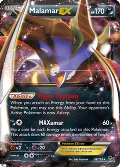 Malamar EX (58/119) [XY: Phantom Forces]-1