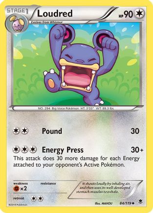 Loudred (84/119) [XY: Phantom Forces]-1