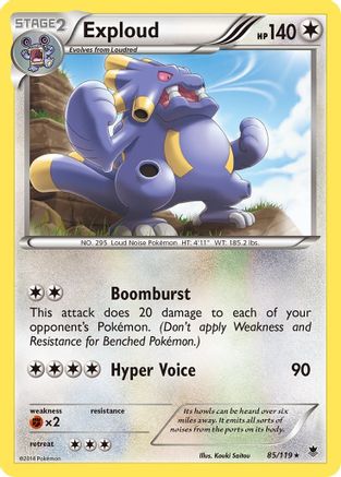 Exploud (85/119) [XY: Phantom Forces]-1