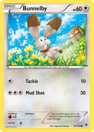 Bunnelby (87/119) [XY: Phantom Forces]-1