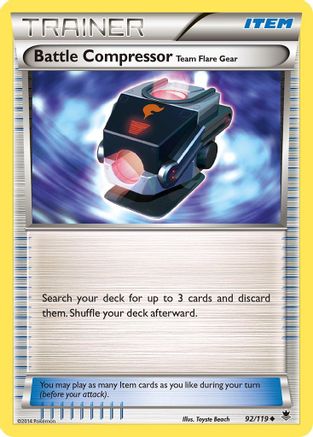 Battle Compressor Team Flare Gear (92/119) [XY: Phantom Forces]-1