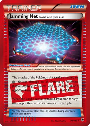 Jamming Net Team Flare Hyper Gear (98/119) [XY: Phantom Forces]-1