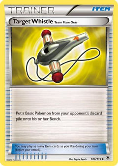 Target Whistle Team Flare Gear (106/119) [XY: Phantom Forces]-1