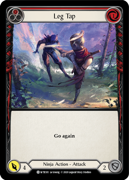 Leg Tap (Red) [U-WTR101] (Welcome to Rathe Unlimited)  Unlimited Rainbow Foil-2