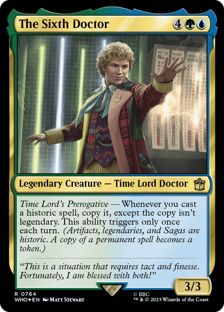 The Sixth Doctor (Surge Foil) [Doctor Who]-1