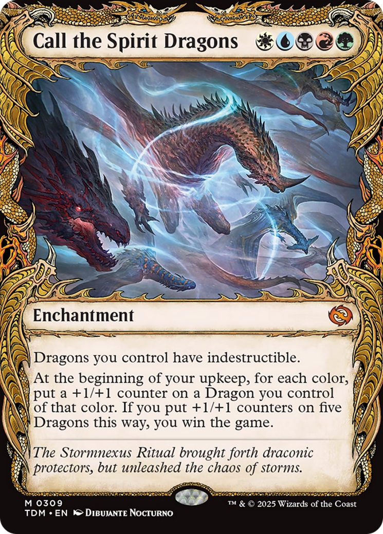 Call the Spirit Dragons (Showcase) [Tarkir: Dragonstorm]-1