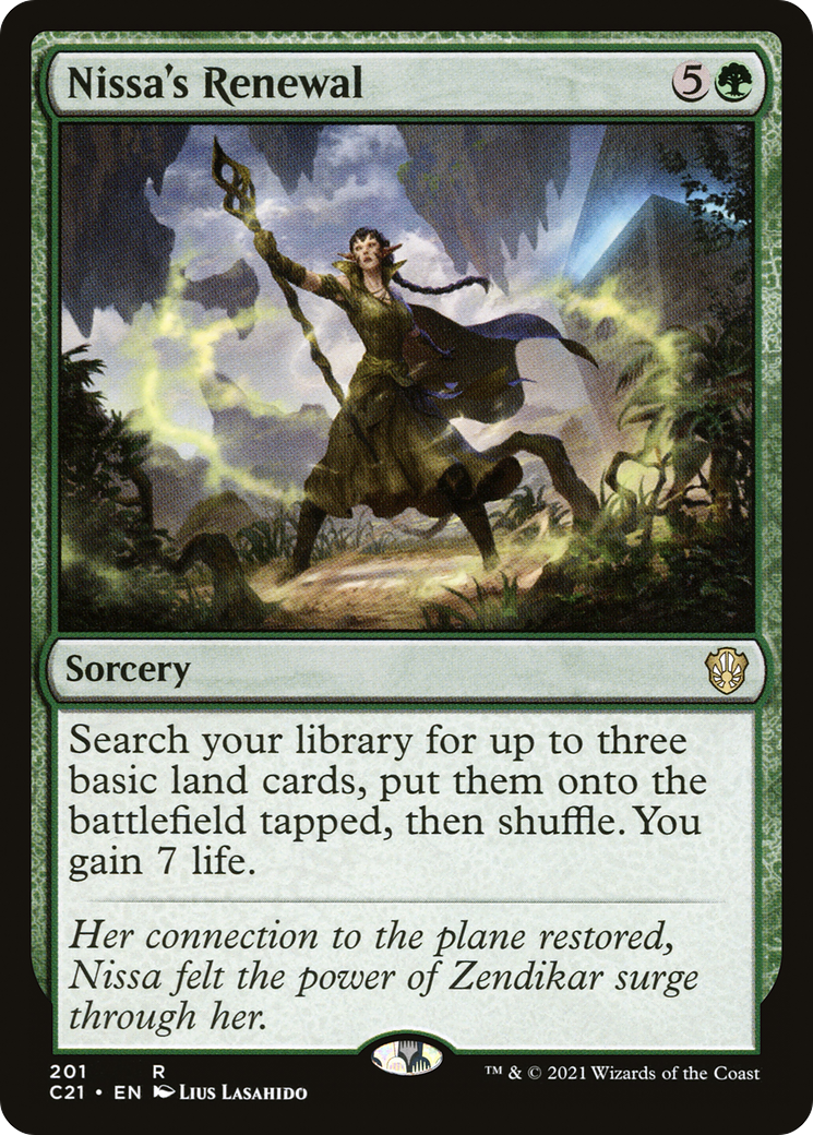 Nissa's Renewal [Commander 2021]-1
