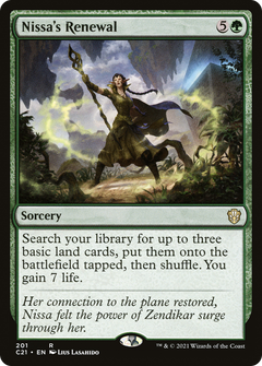 Nissa's Renewal [Commander 2021]-1