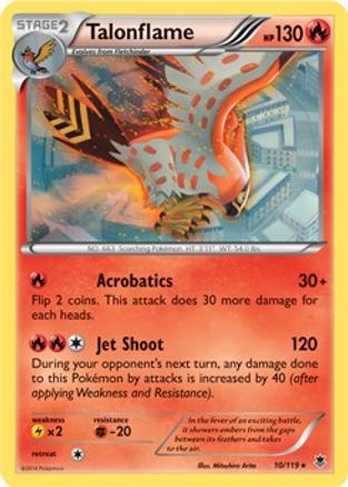 Talonflame (10/119) (Theme Deck Exclusive) [XY: Phantom Forces]-1