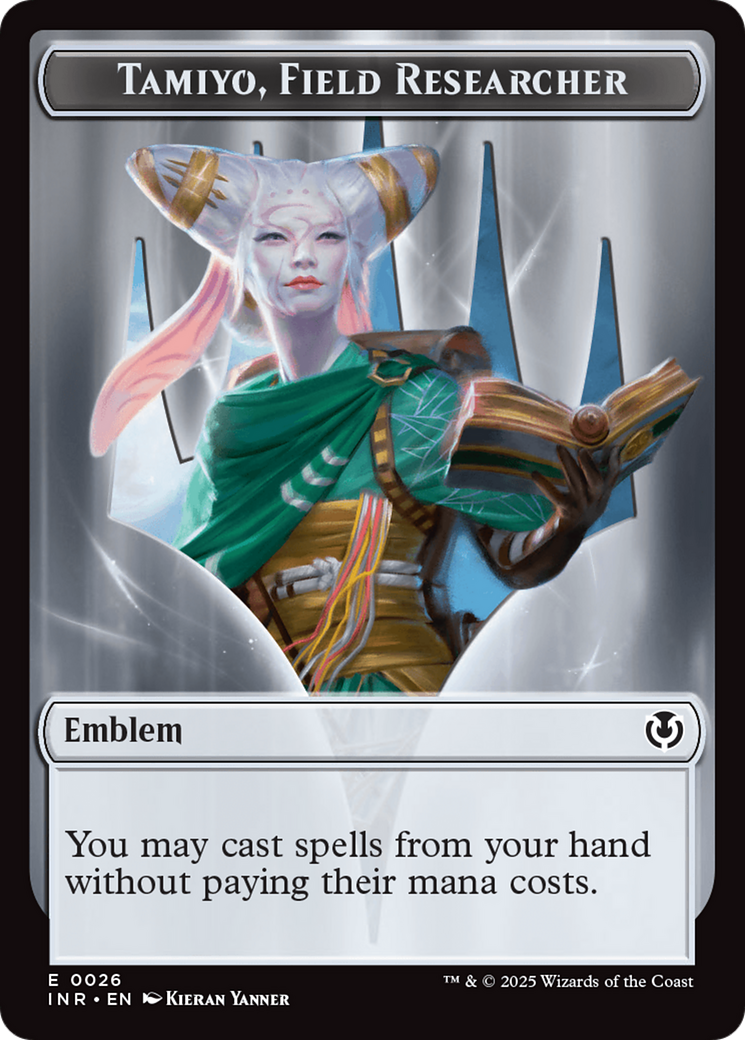 Human Soldier (0020) // Emblem - Tamiyo, Field Researcher Double-Sided Token [Innistrad Remastered Tokens]-2