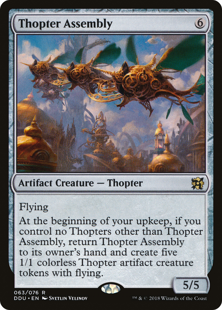 Thopter Assembly [Duel Decks: Elves vs. Inventors]-1