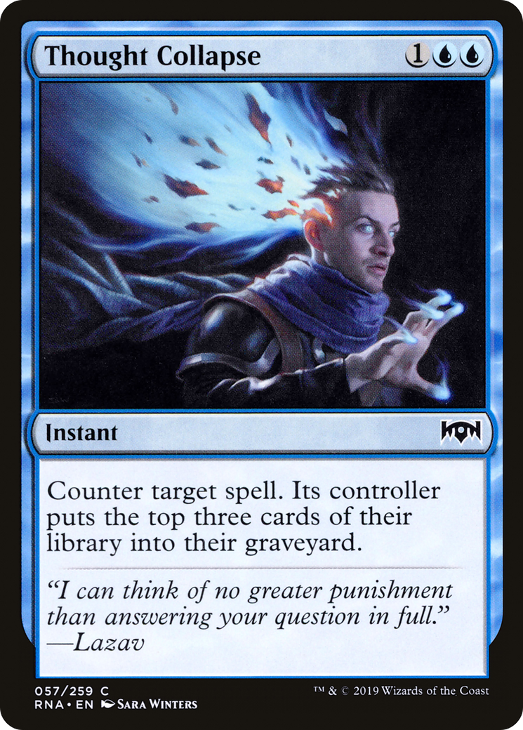 Thought Collapse [Ravnica Allegiance]-1