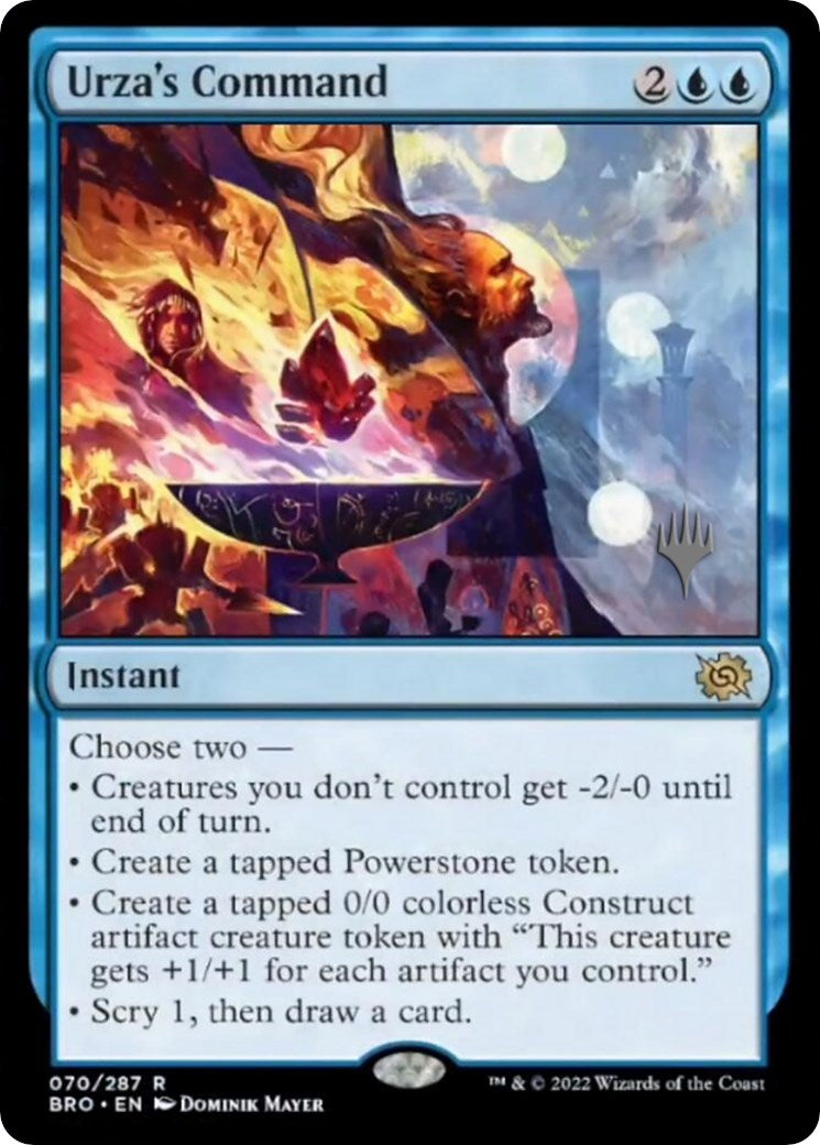 Urza's Command (Promo Pack) [The Brothers' War Promos]-1