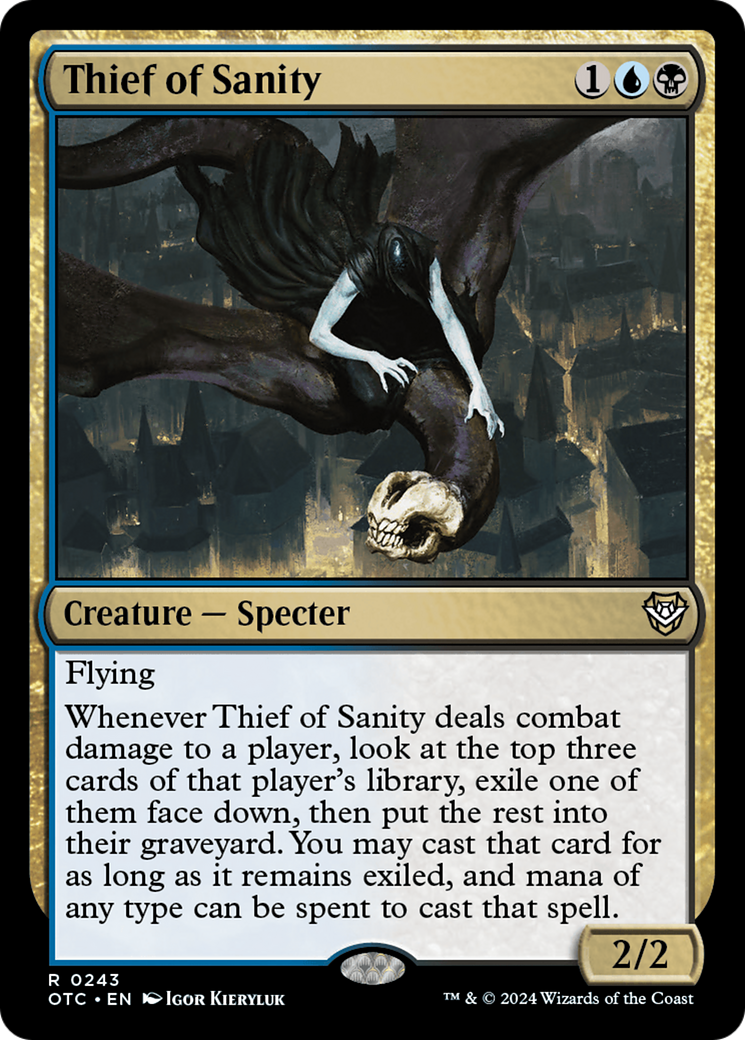 Thief of Sanity [Outlaws of Thunder Junction Commander]-1