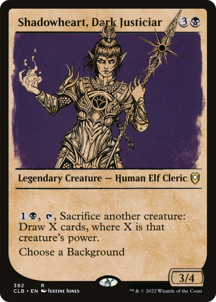 Shadowheart, Dark Justiciar (Showcase) [Commander Legends: Battle for Baldur's Gate]-1