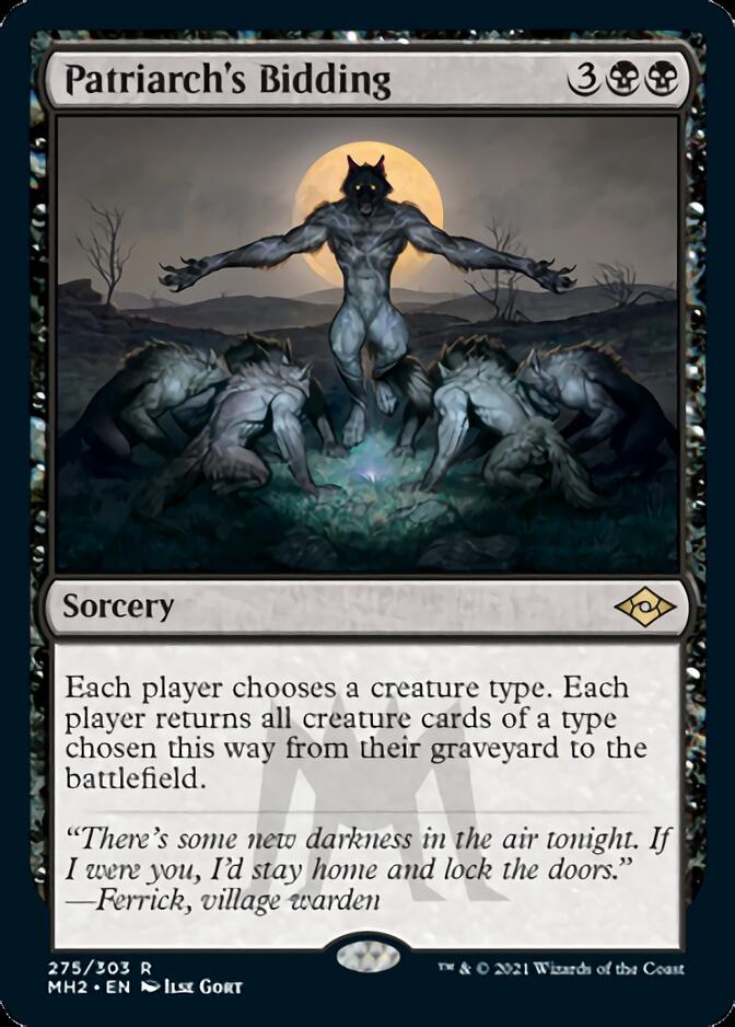 Patriarch's Bidding (Foil Etched) [Modern Horizons 2]-1