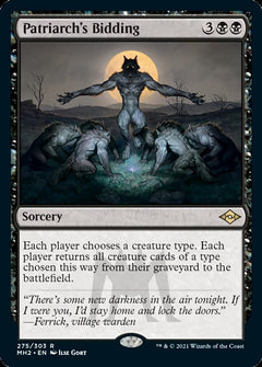 Patriarch's Bidding (Foil Etched) [Modern Horizons 2]-1
