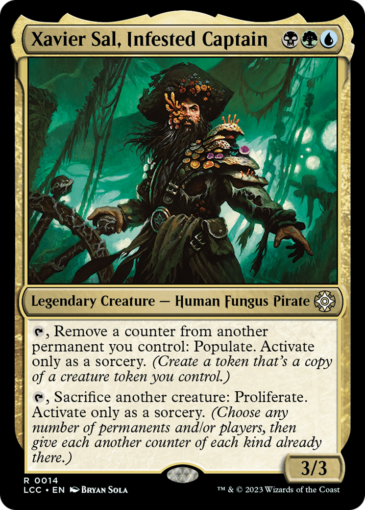 Xavier Sal, Infested Captain (LCC-014) - The Lost Caverns of Ixalan Commander-1