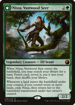 Nissa, Vastwood Seer // Nissa, Sage Animist [From the Vault: Transform]-1