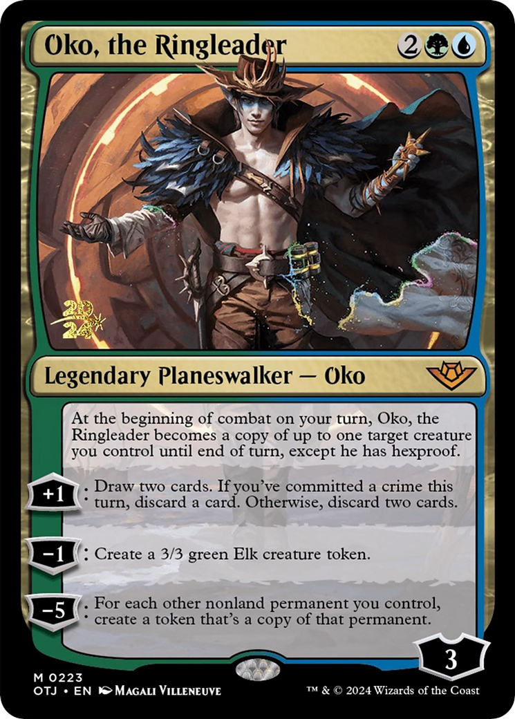 Oko, the Ringleader [Outlaws of Thunder Junction Prerelease Promos]-1