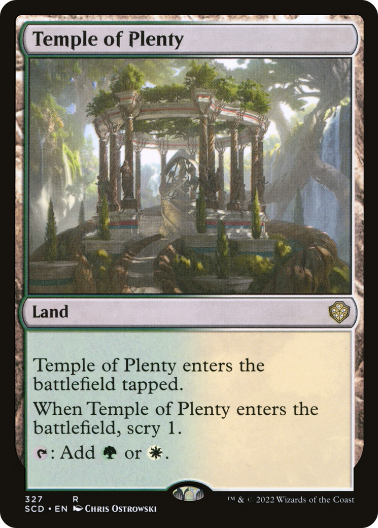 Temple of Plenty [Starter Commander Decks]-1