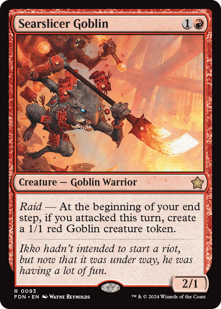 Searslicer Goblin [Foundations]-1