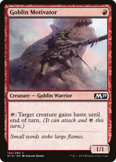 Goblin Motivator [Core Set 2019]-1
