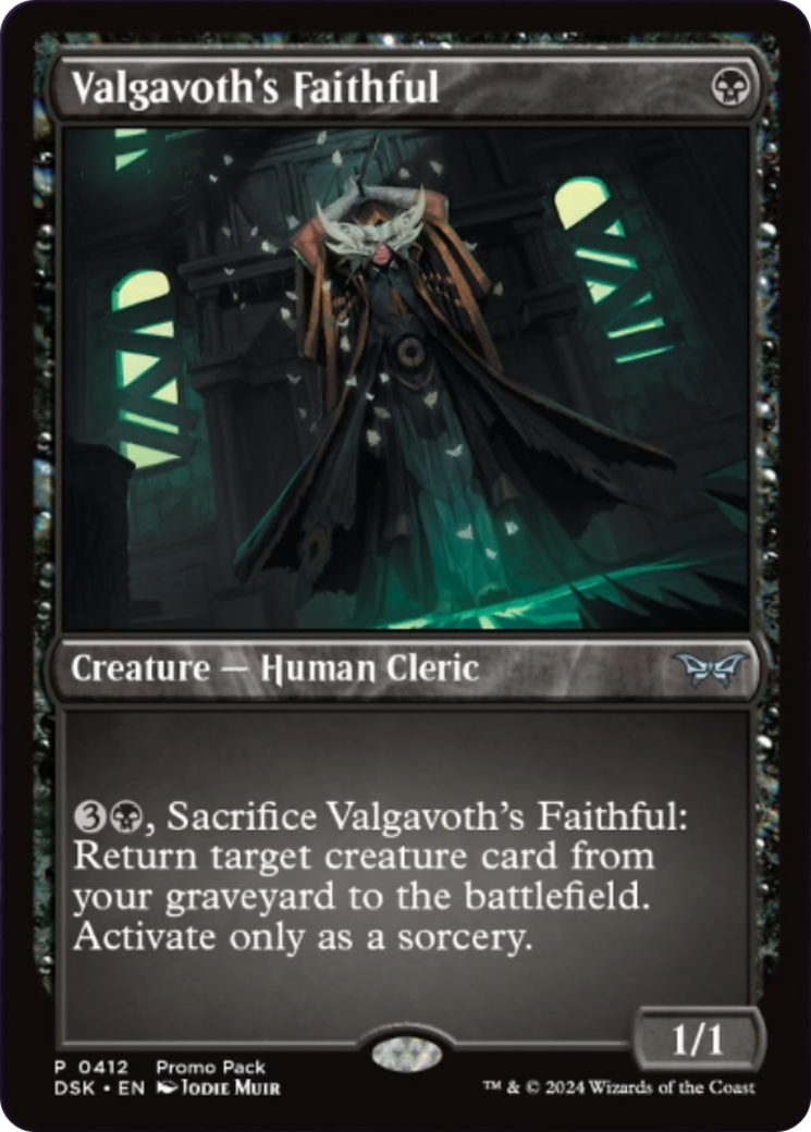 Valgavoth's Faithful (Promo Pack) [Duskmourn: House of Horror Promos]-1