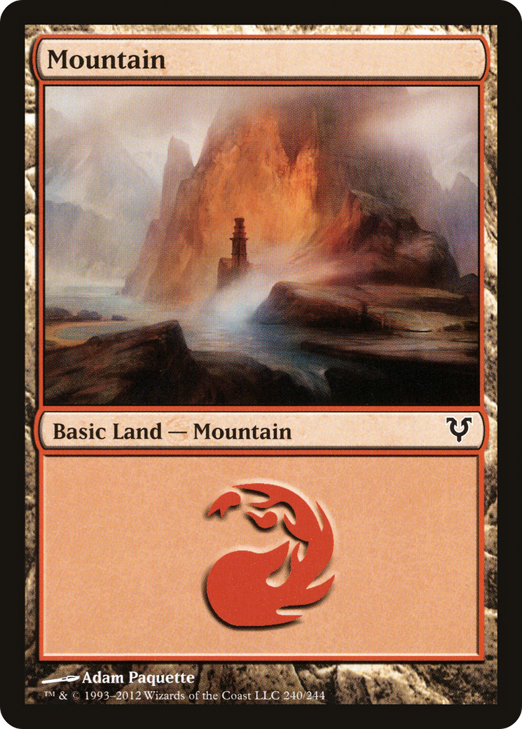 Mountain (240) [Avacyn Restored]-1