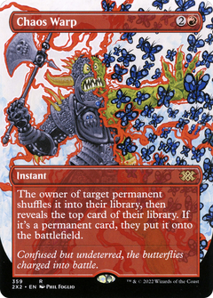 Chaos Warp (Borderless Alternate Art) [Double Masters 2022]-1