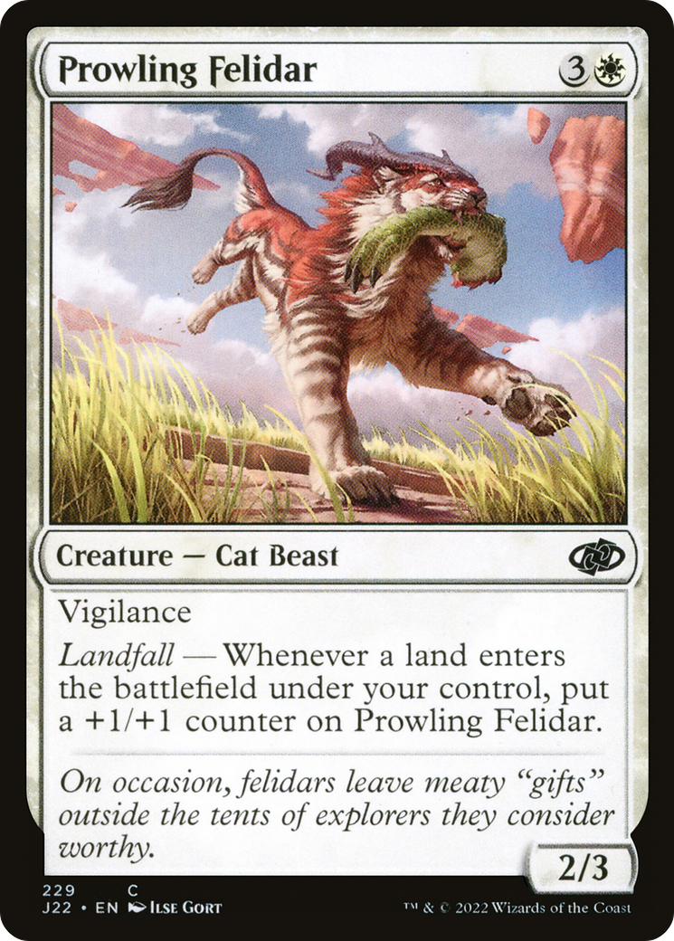 Prowling Felidar [Jumpstart 2022]-1