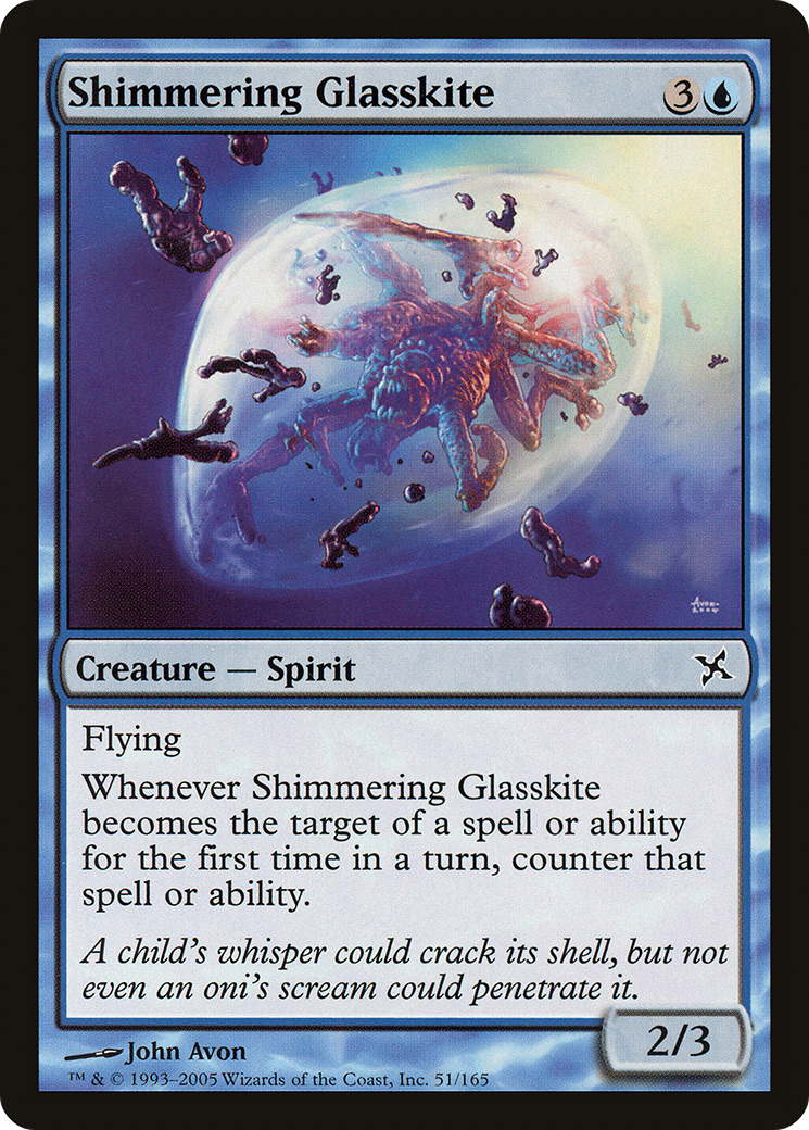 Shimmering Glasskite [Betrayers of Kamigawa]-1